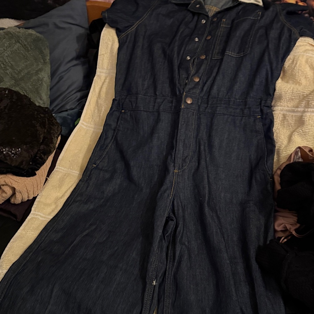 Levi's Dark Blue Denim Jumpsuit